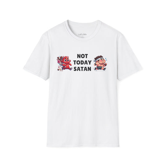 NOT TODAY SATAN (MALE) Male Competition Team T-Shirt - Unisex