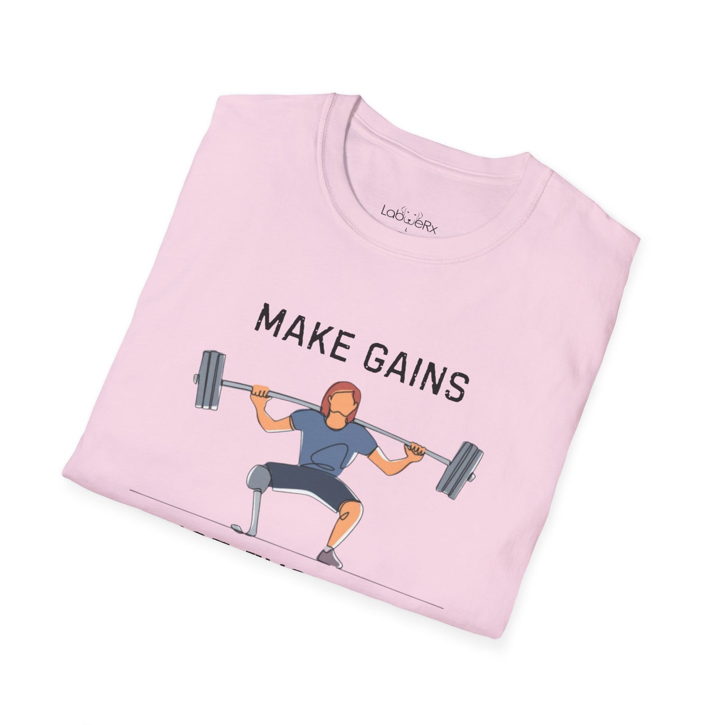 MAKE GAINS NOT EXCUSES Female Competition Team T-Shirt - Unisex