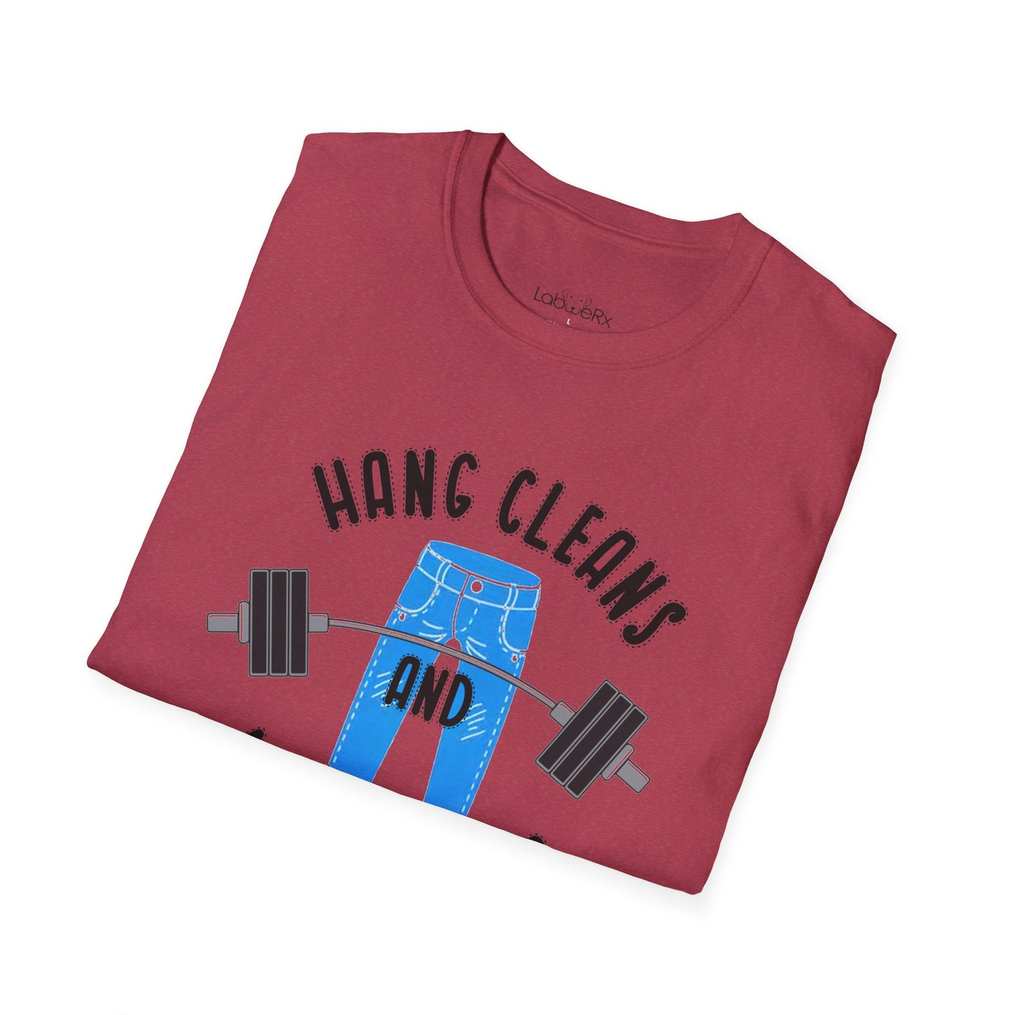 HANG CLEANS AND MOM JEANS Competition Team T-Shirt - Unisex