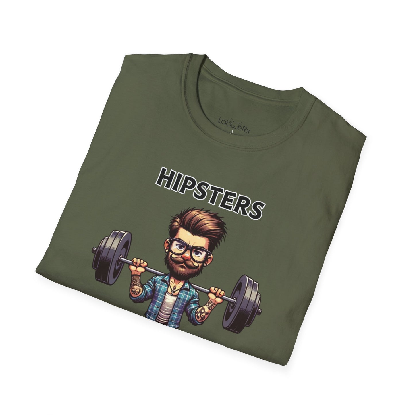 HIPSTERS IN LIFTERS (MALE VARIANT) Competition Team T-Shirt - Unisex