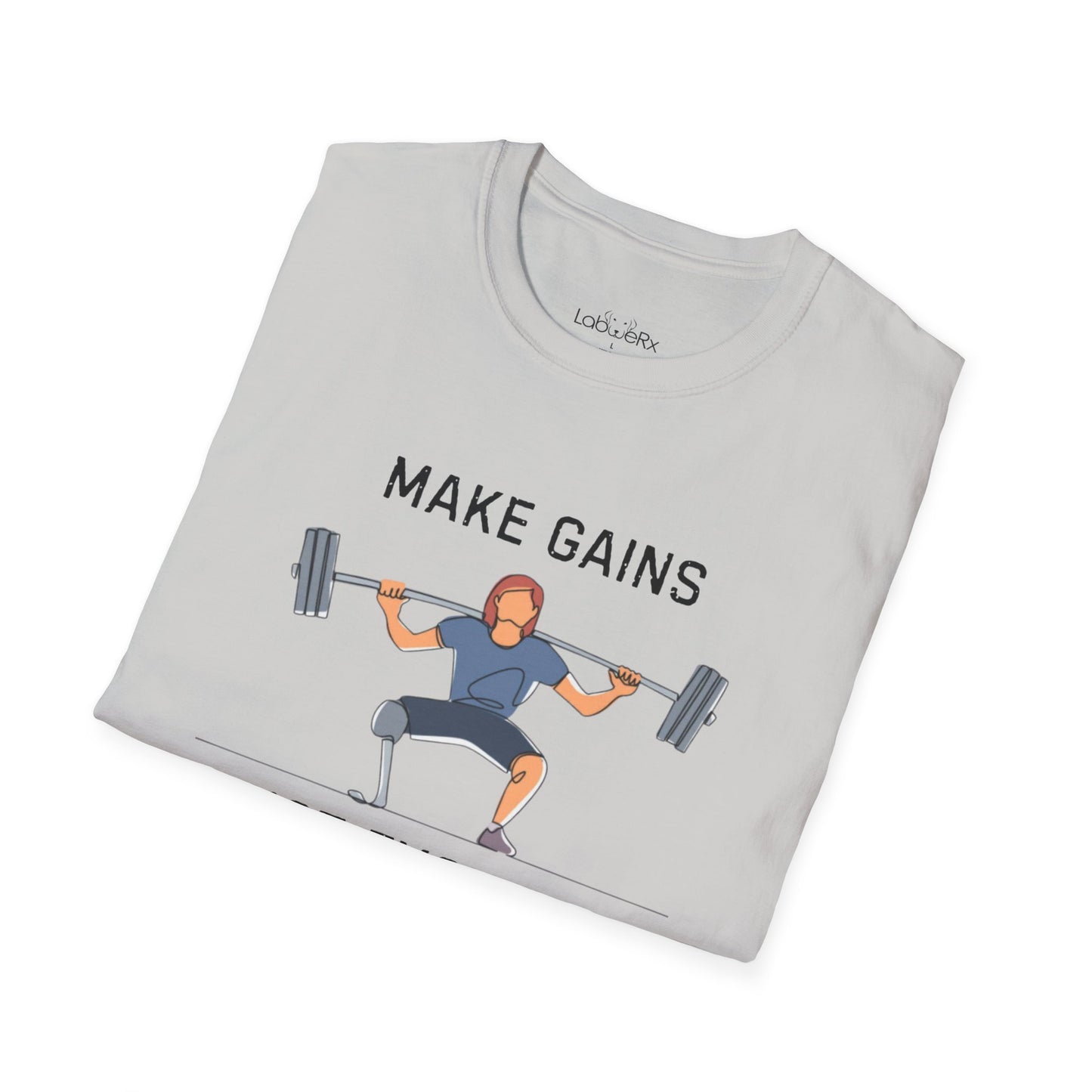 MAKE GAINS NOT EXCUSES Female Competition Team T-Shirt - Unisex