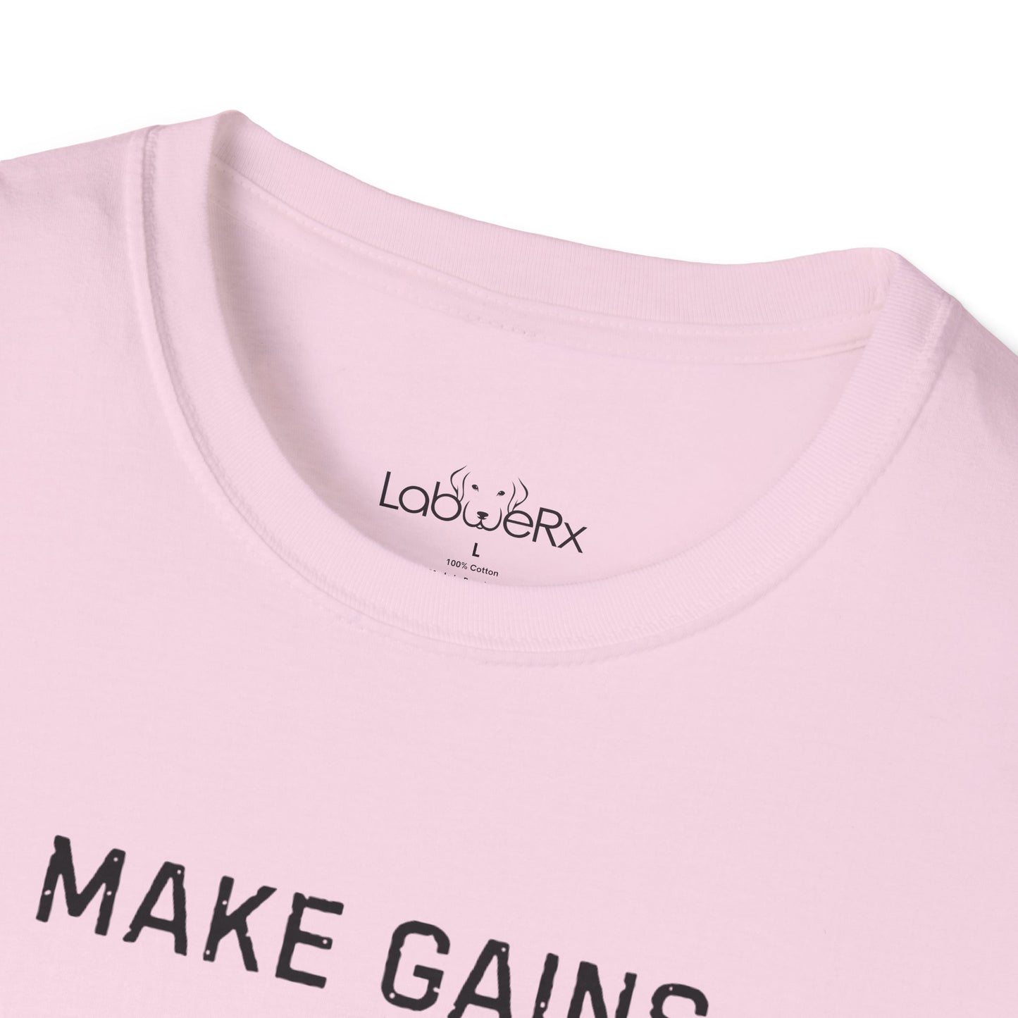 MAKE GAINS NOT EXCUSES Female Competition Team T-Shirt - Unisex
