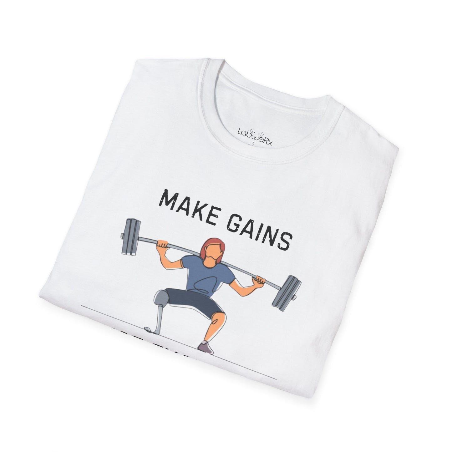 MAKE GAINS NOT EXCUSES Female Competition Team T-Shirt - Unisex